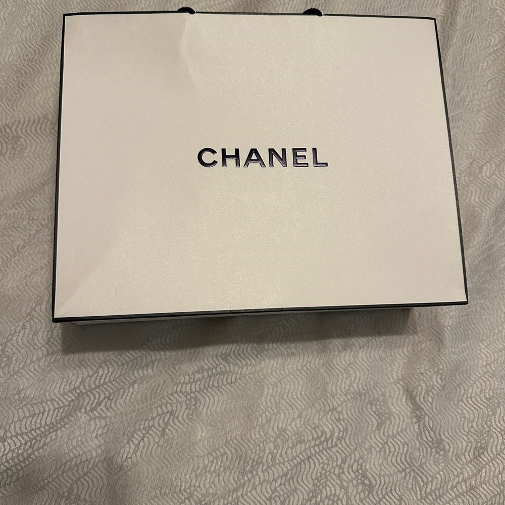 Chanel Classic White Shopping Bag